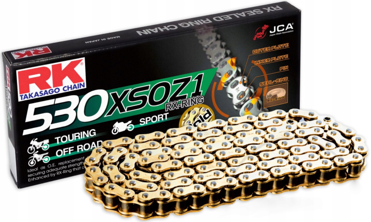Hnací řetěz Rk Kawasaki Zxr 750 J L 91-95 Nový