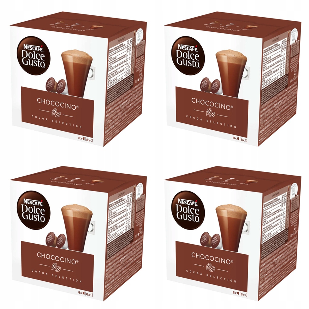 Kapsułki Nescafè Dolce Gusto Chococino 4x16 (64szt) Czekoladowe