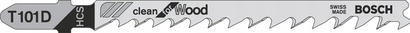 Bosch Pilový List Pro Přímočarou Pilu T101D Dřevo 100 Ks