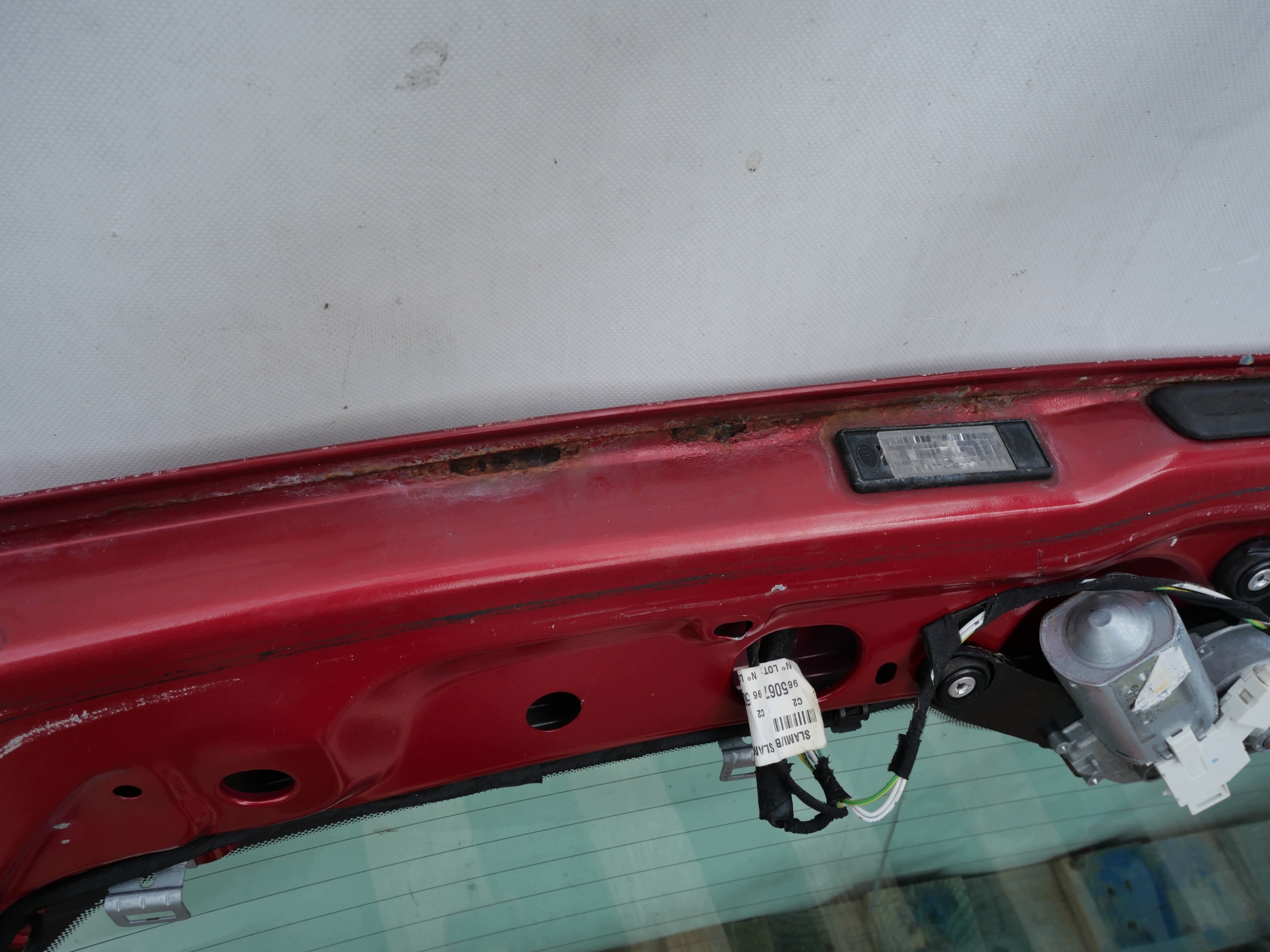CITROEN C2 trunk door cover boot