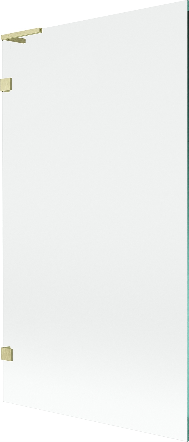 Mexen Lunar L vanová zástěna jednokřídlá 100 x 150 cm, transparentní, zlatá
