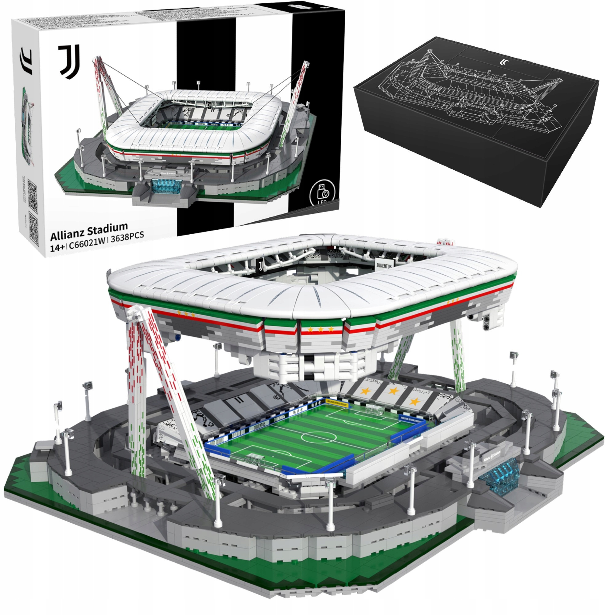 Klocki Konstrukcyjne Cada Allianz Stadium 3638 Elementów C66021W