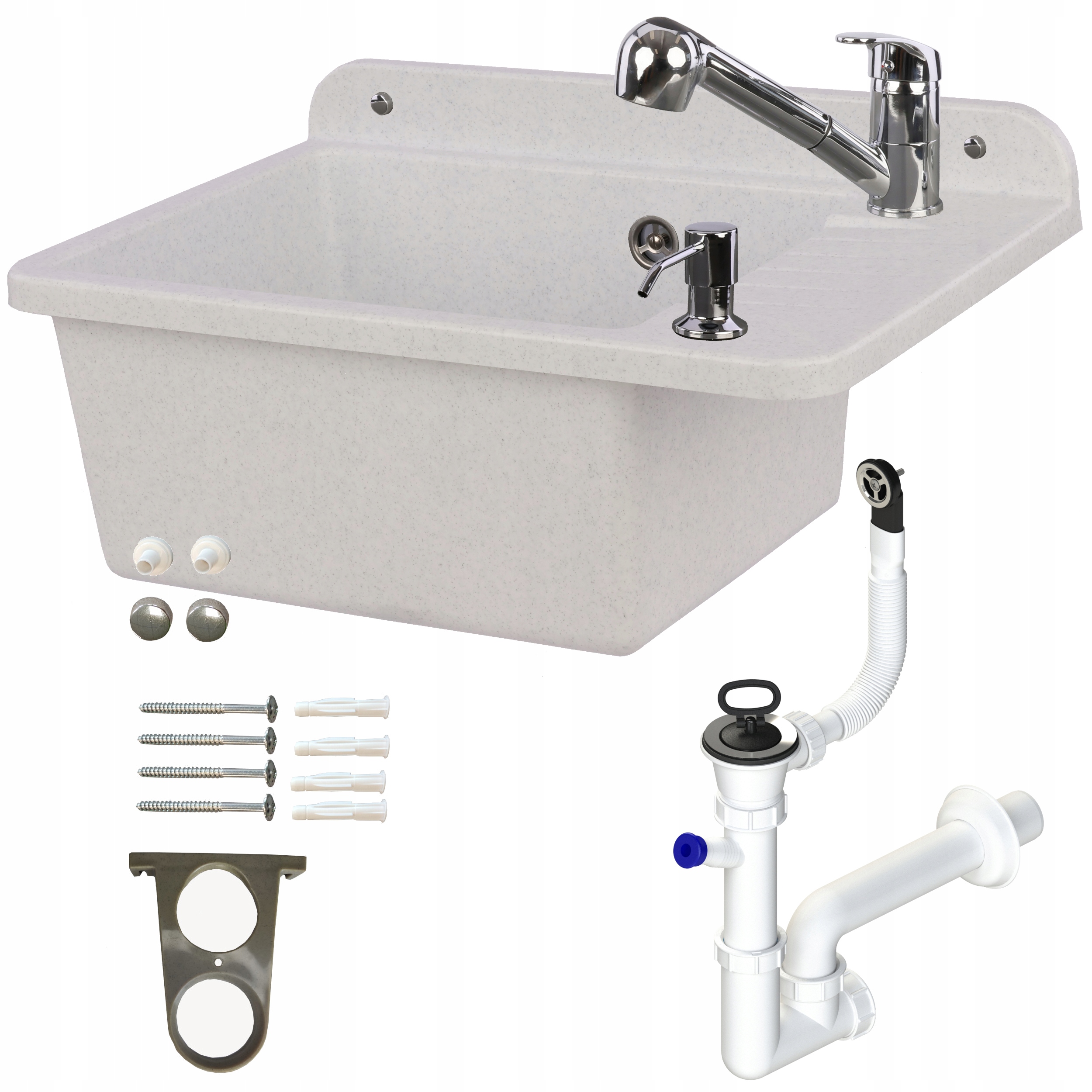 Technický dřez pracovní komora baterie dávkovač