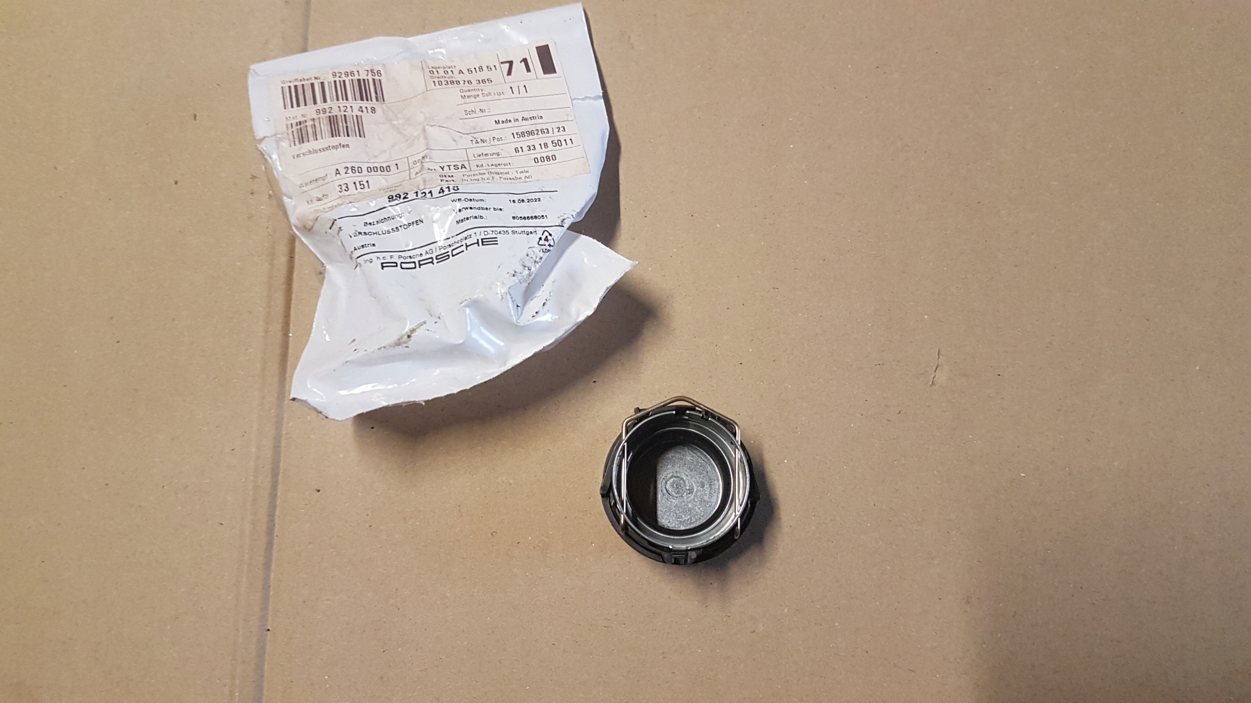 cup radiator PORSCHE 911 992