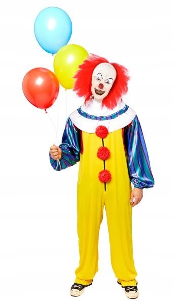 Kostým Klauna Pennywise Je velikost L Kostým Halloween Klaun