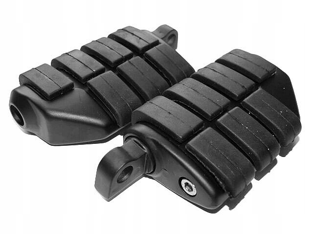 PG-087 - МОТОЦИКЛ ВОДИТЕЛЬ ПАССАЖИРСКИЕ ПОДНОЖКИ ЧЕРНЫЙ МАТОВЫЙ