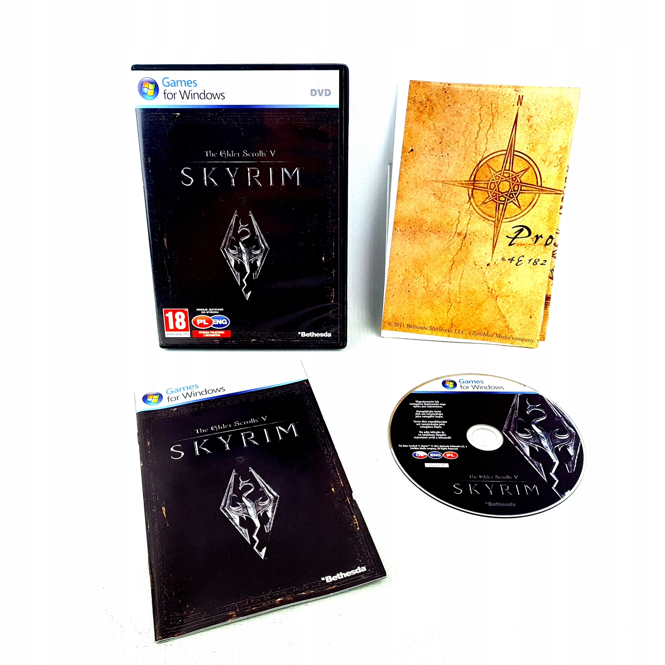 PUDEŁKO THE ELDER SCROLLS SKYRIM PC PL BEZ GRY