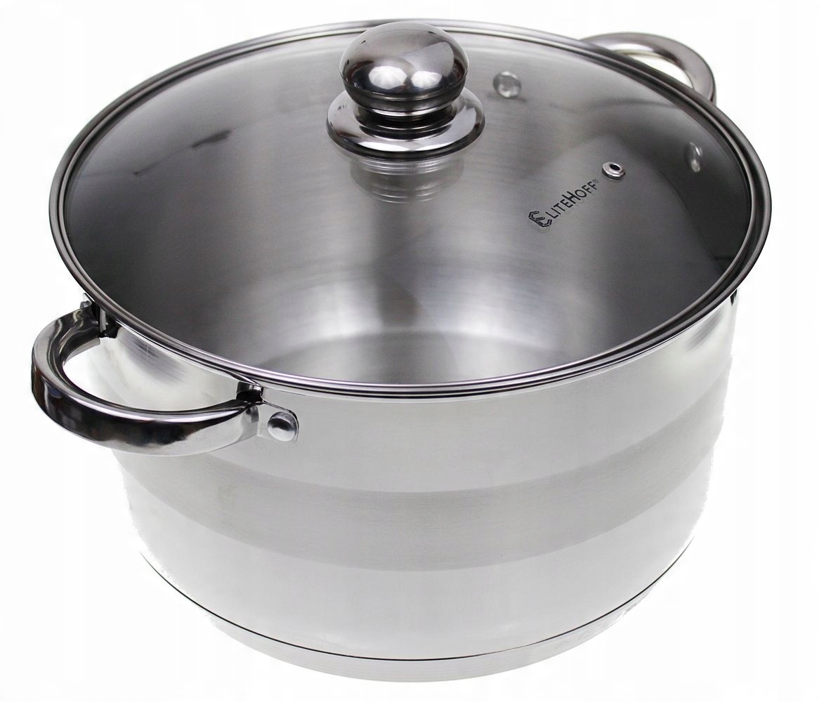 

Garnek Stalowy Gastro 12,3L Indukcja Garnki Duży