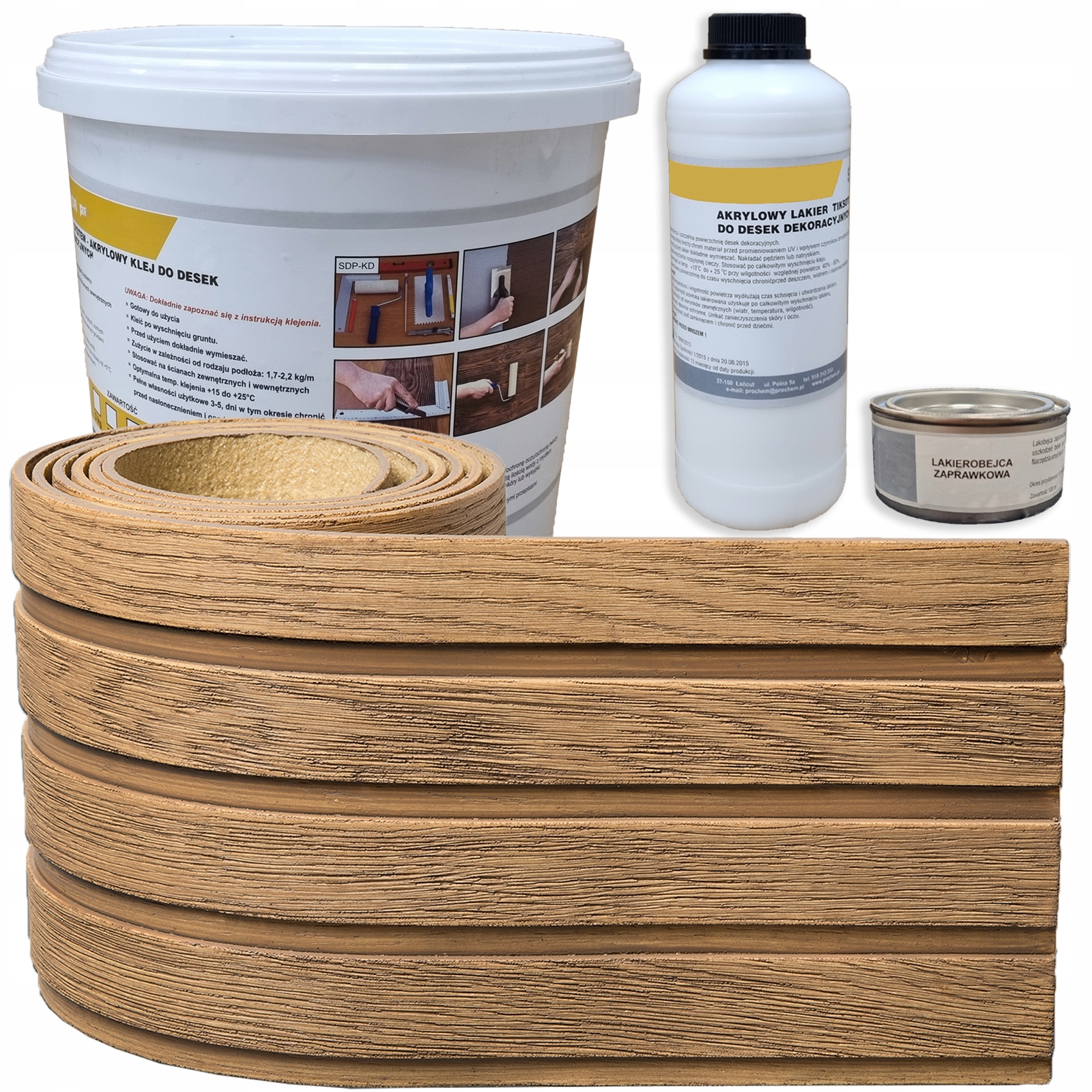 Fasádní lamely na fasádu Sada 1 m2 Barva Toskana