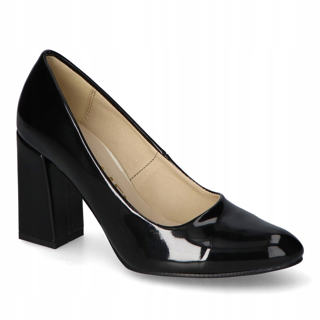 Boty Kamex-But 21 Černý lak 40