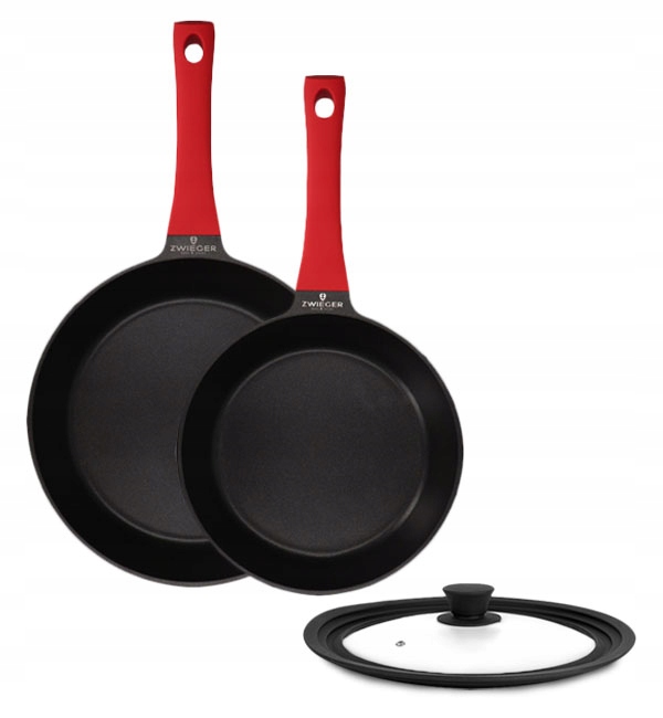 

Zwieger Obsidian Zestaw Patelni 24 28 Pokrywka