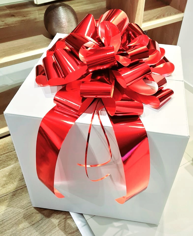 Kokarda Ozdobna Na Prezent/Auto Duża Piękna 30 cm Marka bez marki