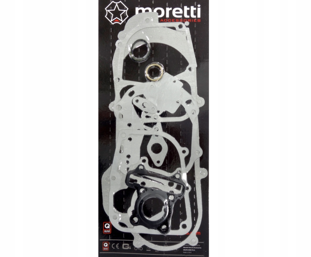 Uszczelki silnika do skutera 50cc 4T (pokrywa 400 mm) Moretti