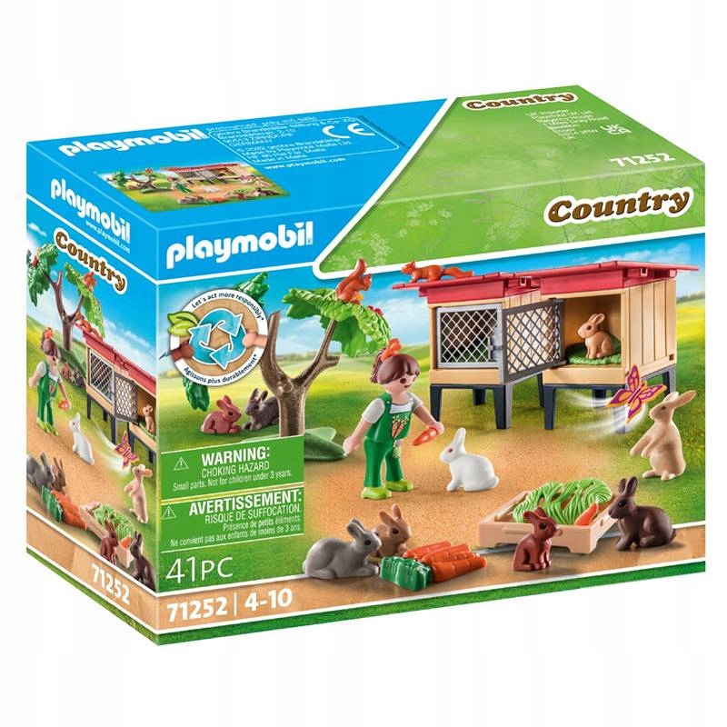 

Playmobil 71252 Klatki Z Królikami