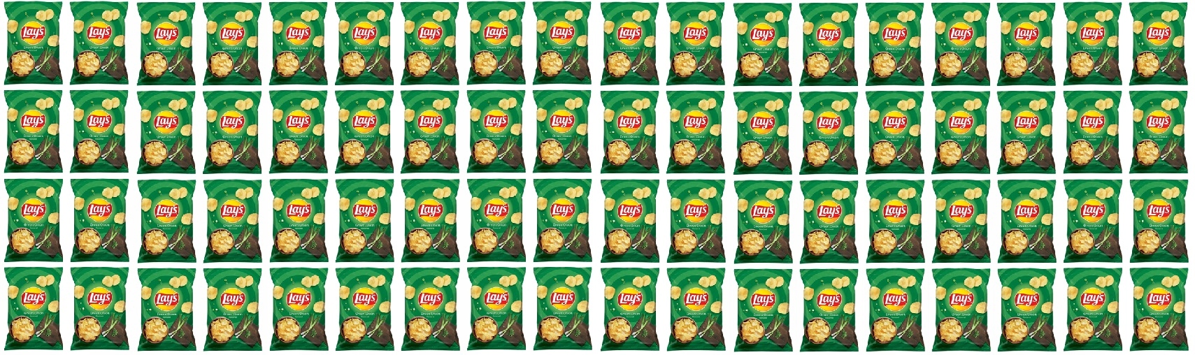 72x 40g Lay's Zielona Cebulka chipsy Karton