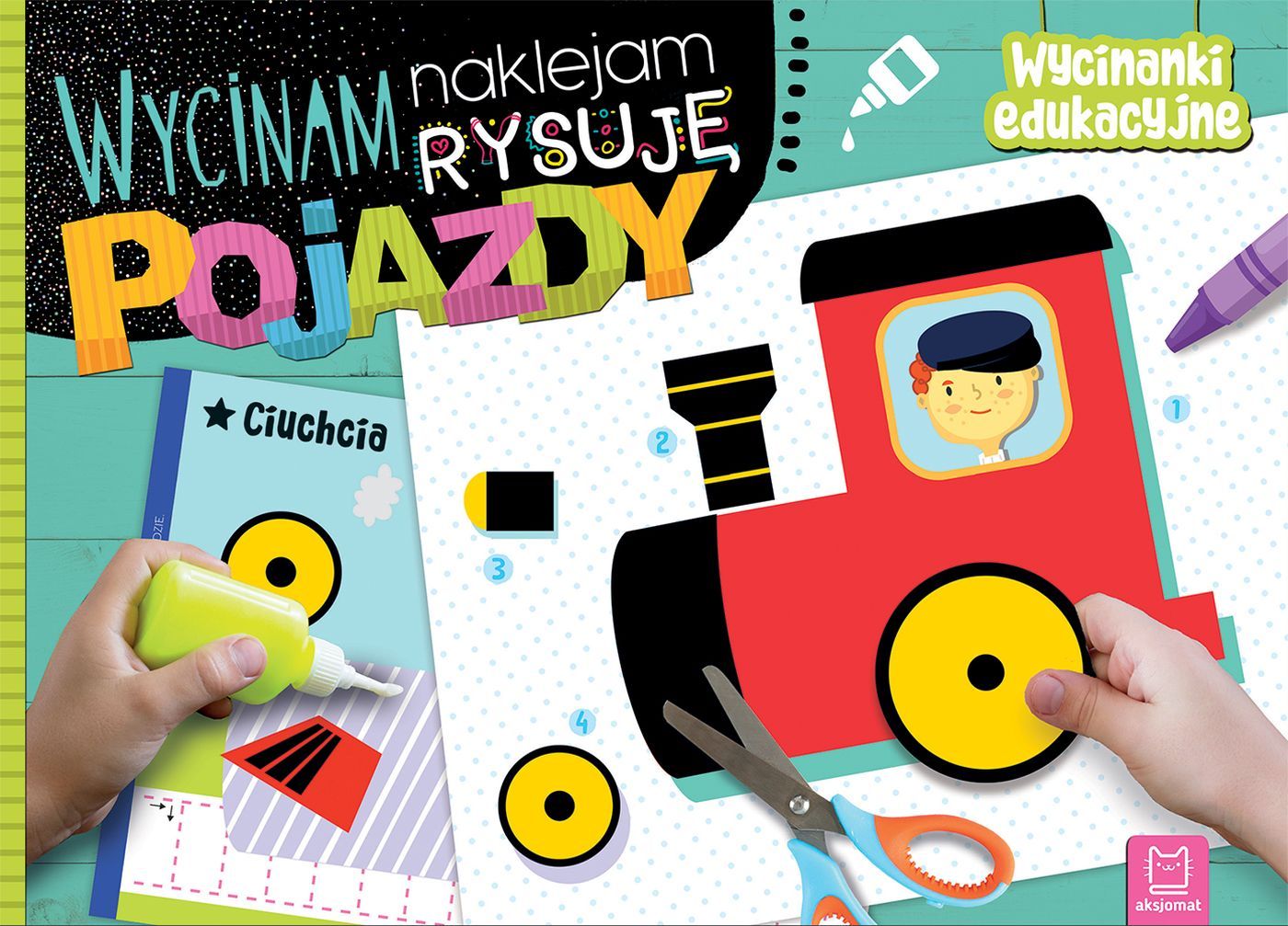 

Wycinam naklejam Pojazdy Wycinanki edukacyjne