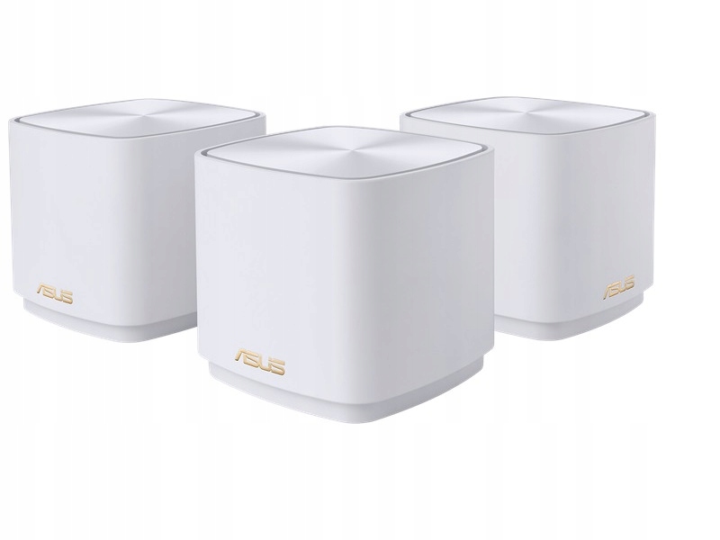 Router Asus ZenWiFi Ax Mini XD4 Plus 2.4 5 GHz Wi-Fi Mesh Biały (3 szt.)