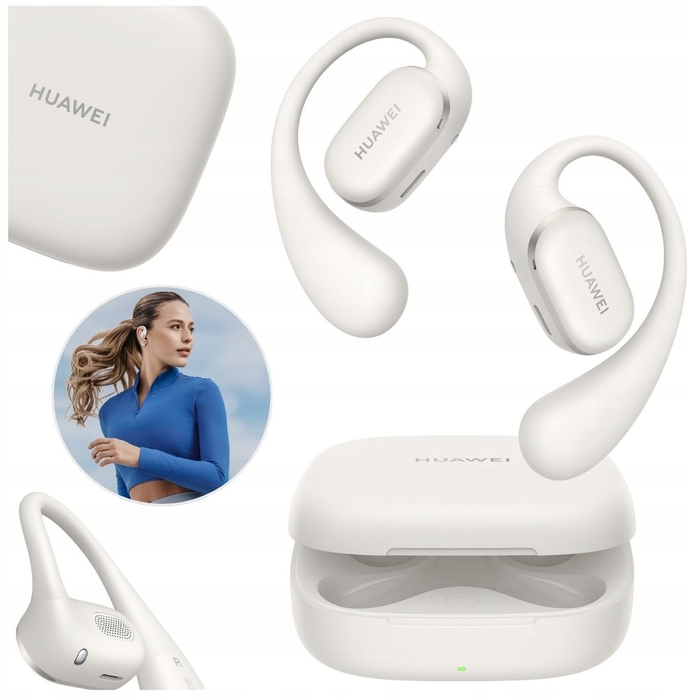 Bezdrátová Sluchátka Přes Uši Huawei Freearc, Voděodolná IP57, Šedá