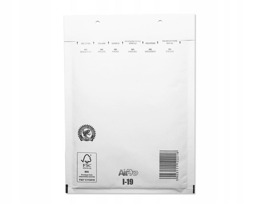 

Koperty Bąbelkowe Airpro 19/I Biała 50szt. 300X445