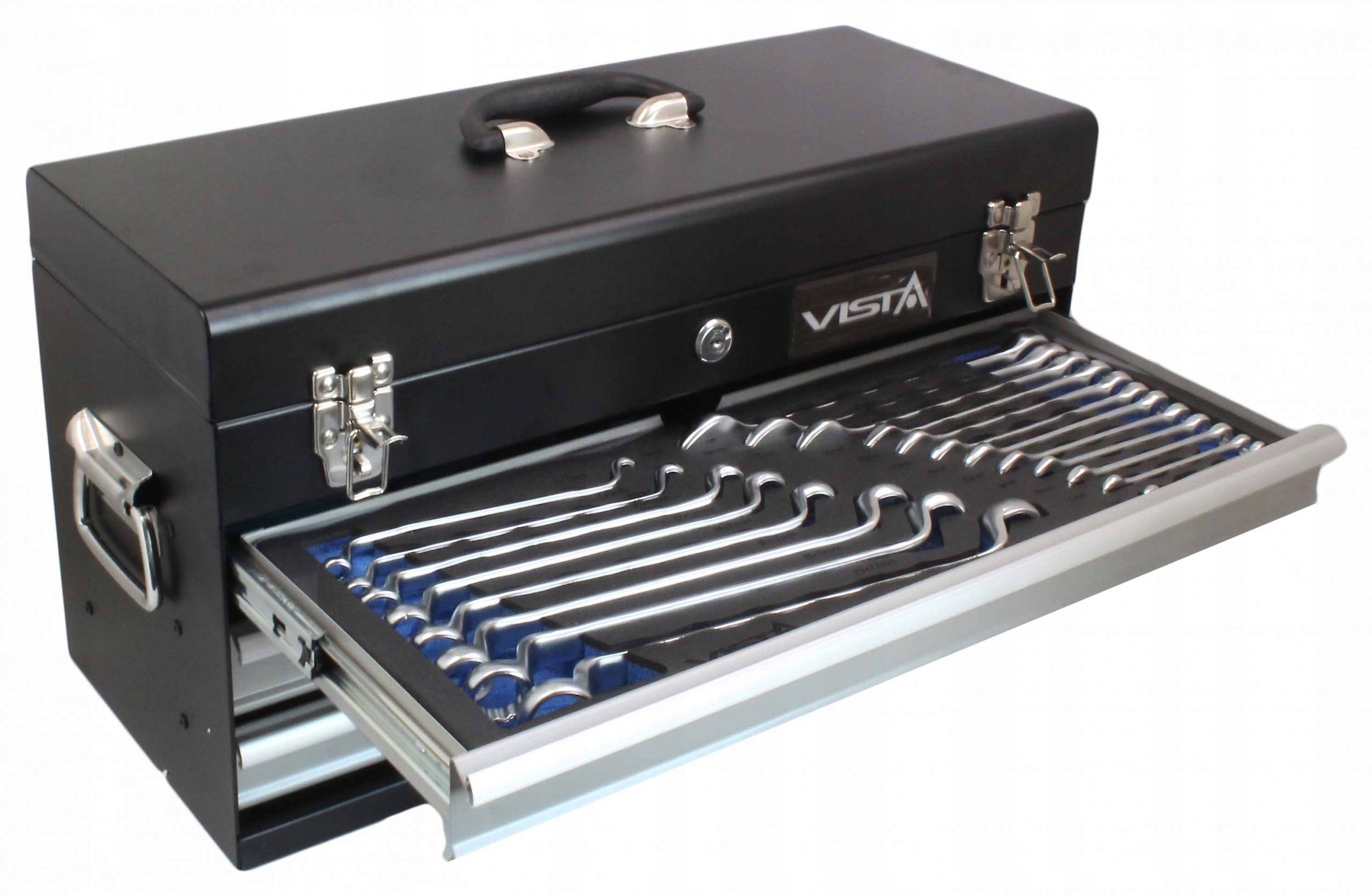 SKRZYNKA NARZĘDZIOWA x2 walizka METAL szuflady NARZĘDZIA 145el + KLUCZ UDAR Kod producenta PROMO11425