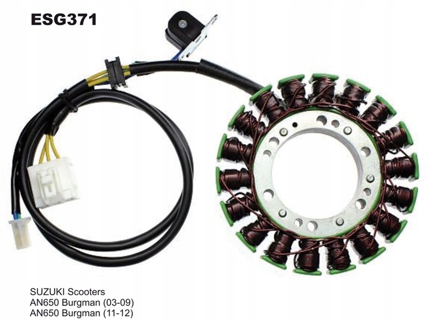 Electrosport Vinutie Alternátora (stator) Suzuki An 650 Burgman (03-12)