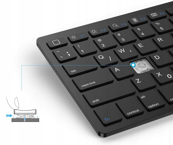 BEZPRZEWODOWA KLAWIATURA BLUETOOTH SMART TV TABLET PC TV iOS TELEFON LAPTOP Producent inny