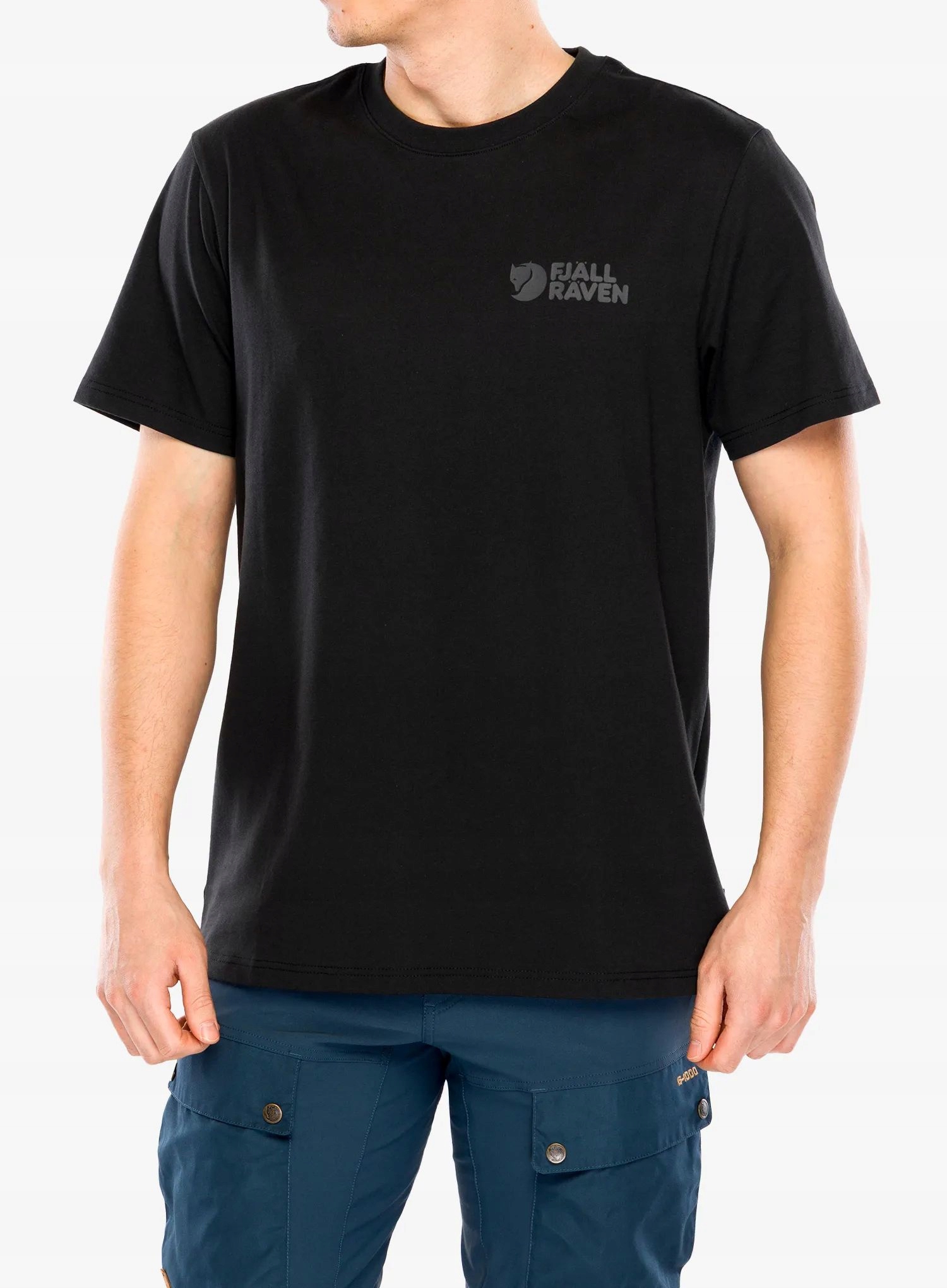 Koszulka bawełniana Fjallraven Heavy Classic T-shirt black S