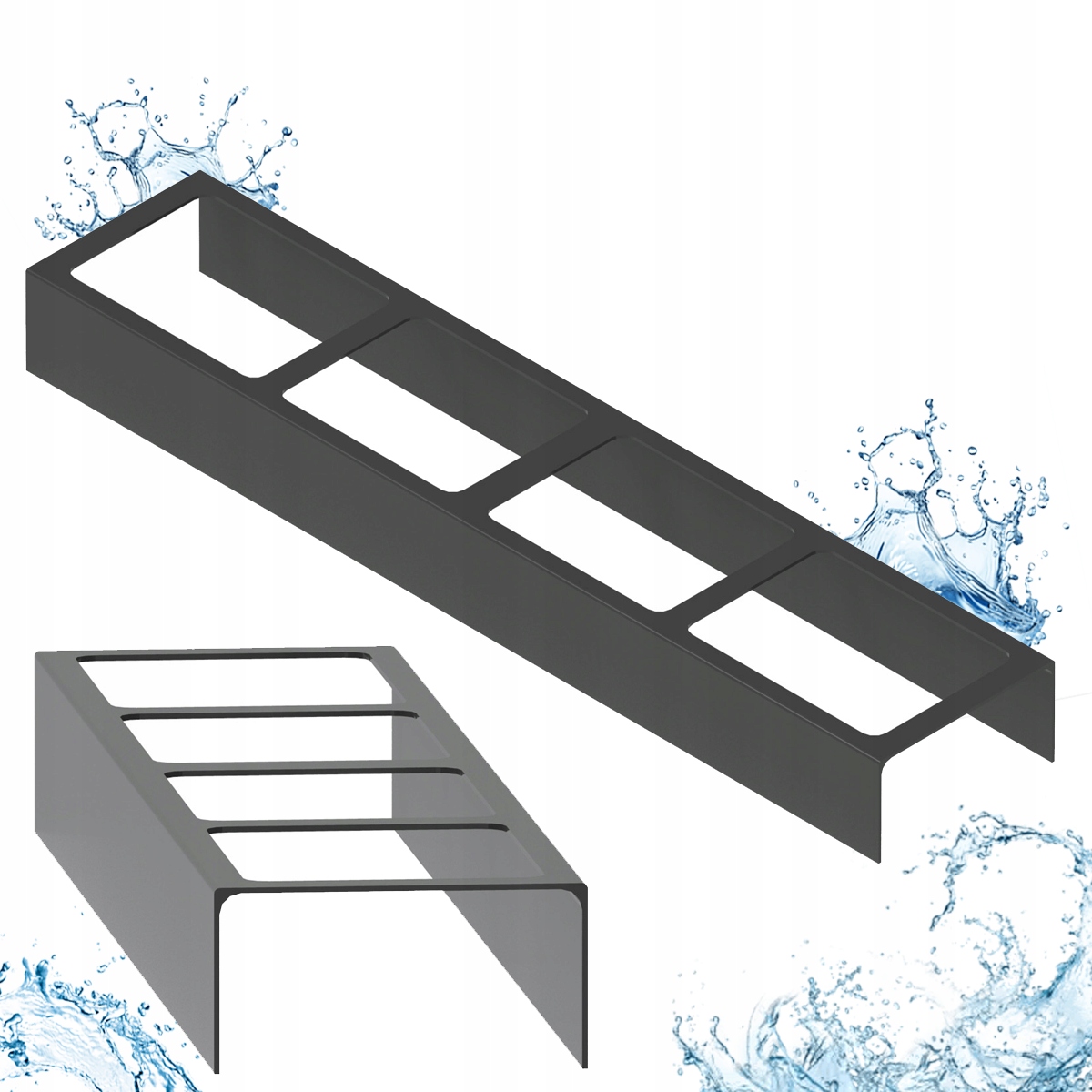 Stínidlo na lampu mj. Foqal Fl 60 60x9,2 cm Kryt akvarijní lampy Clona