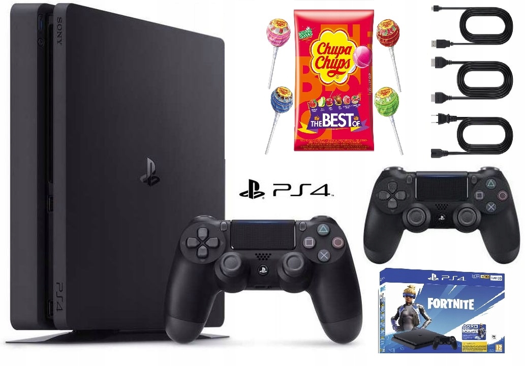 SONY PS4 SLIM +FIFA -ZESTAW 2xPAD V2 NOWY MODEL | GRATISY +GWARANCJA