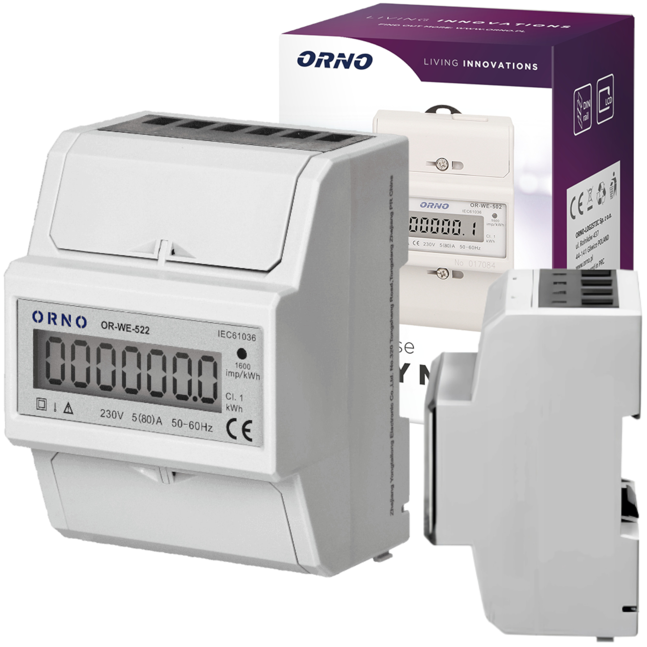 

Licznik Energii Jednofazowy Podlicznik Prądu 80A