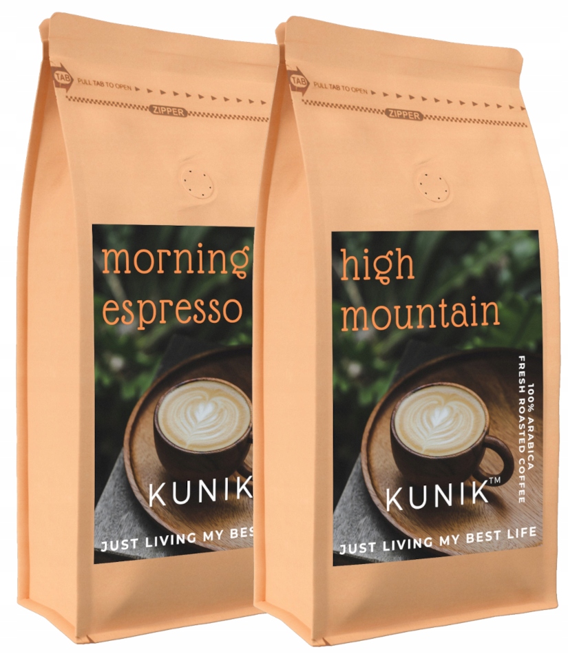 Levně Káva zrnková Čerstvě pražená Sada 2x1 kg 100% Arabica Yankee Caffee