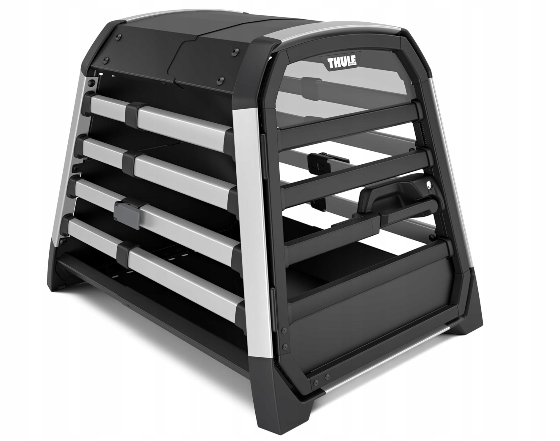 Levně Přepravní klec pro psa do auta Thule Allax 770001, hliníková, velikost S