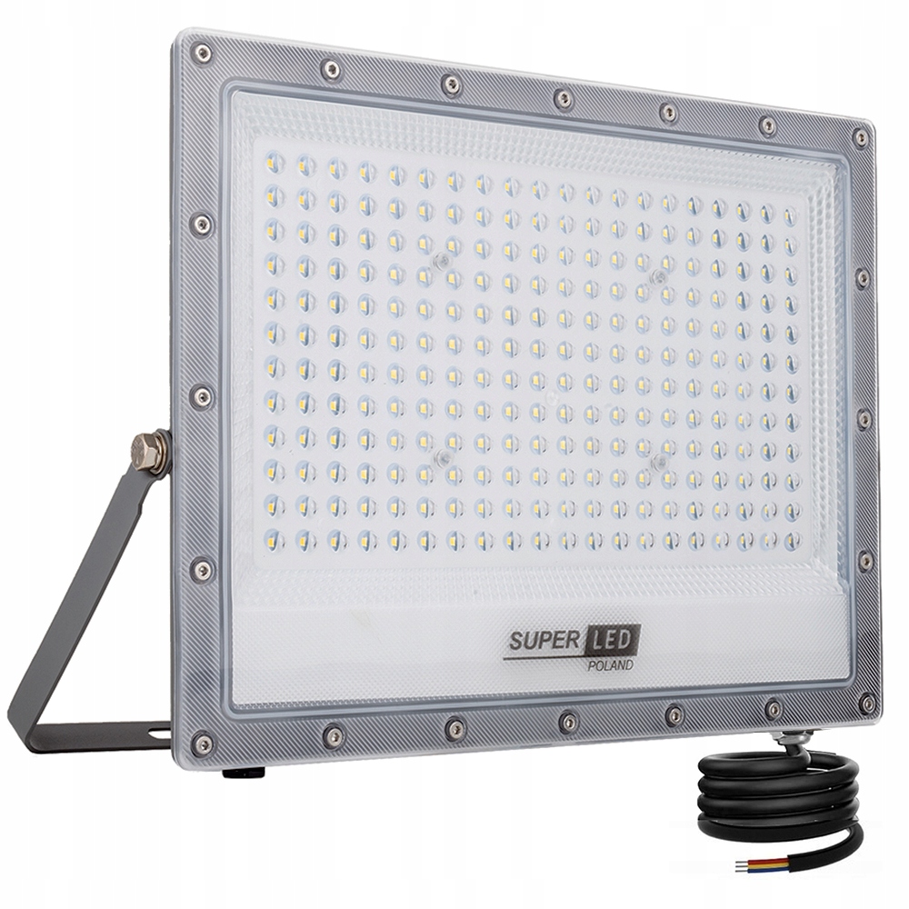 Naświetlacz LED Halogen Lampa Slim LED 300W 33000lm PREMIUM SuperLED