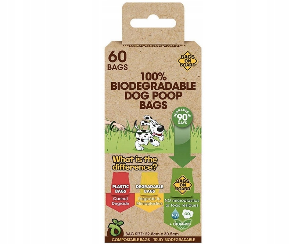 

Bags On Board Worki na odchody biodegradowalne 60