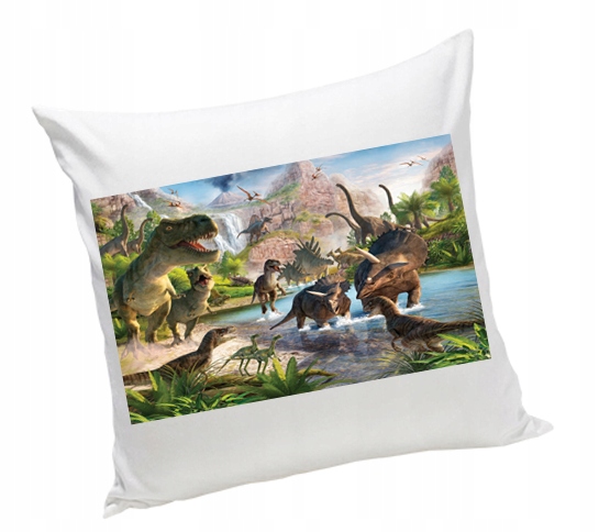 DINOZAUR DINOZAURY FOTO PODUSZKA