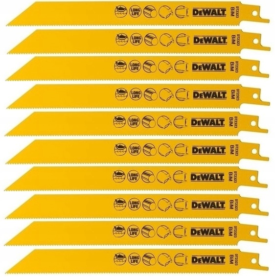 

DeWalt DT2323 Brzeszczoty bimetalowe do metalu 10