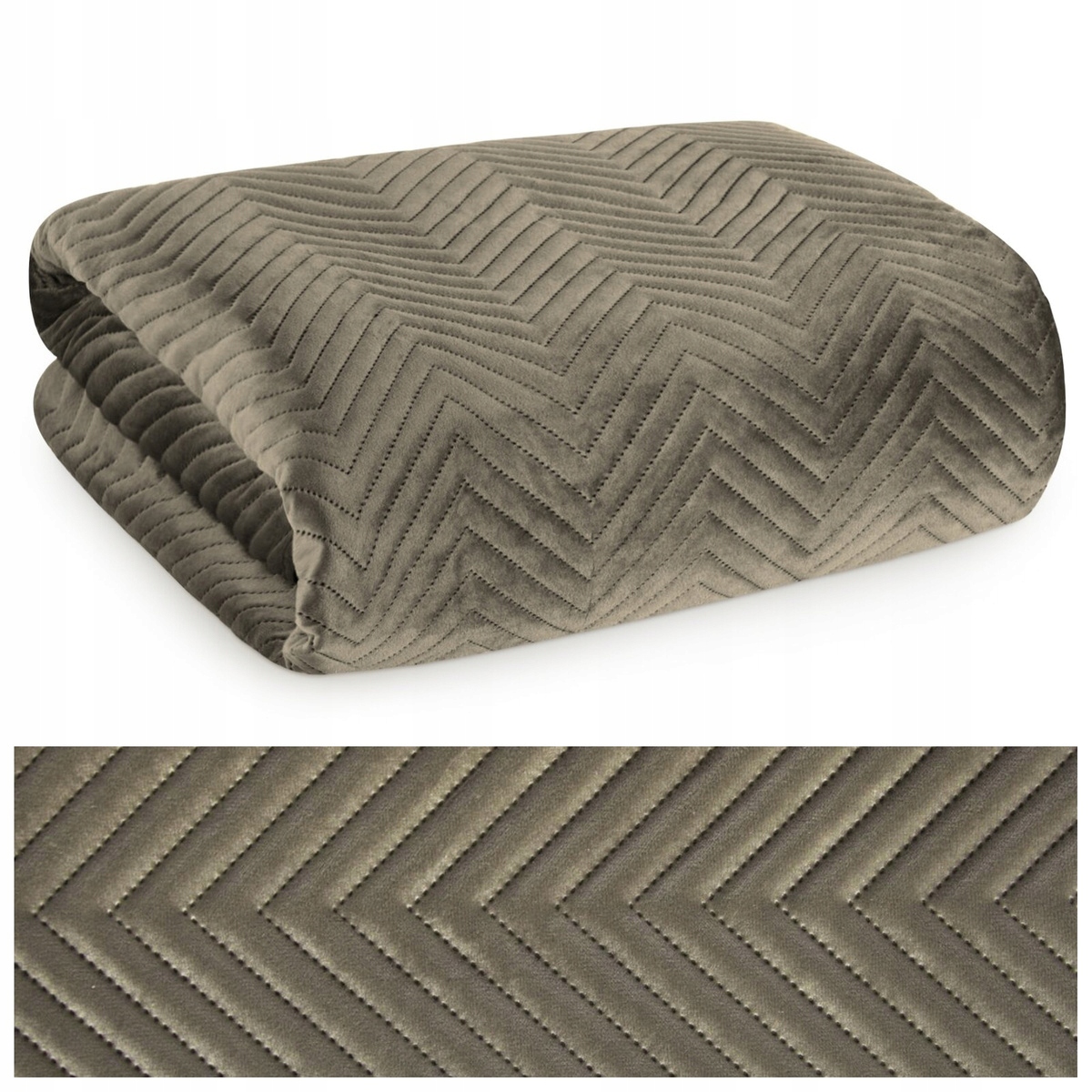 Prošívaný Přehoz 170x210 na postel Pohovka Velurová Ozdobná Sofia