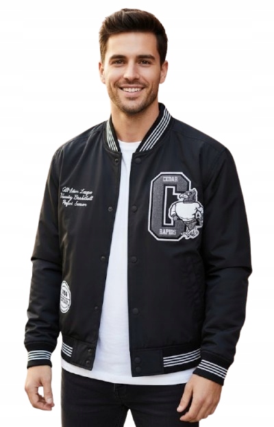 Bunda Abercrombie Hollister baseballová XL