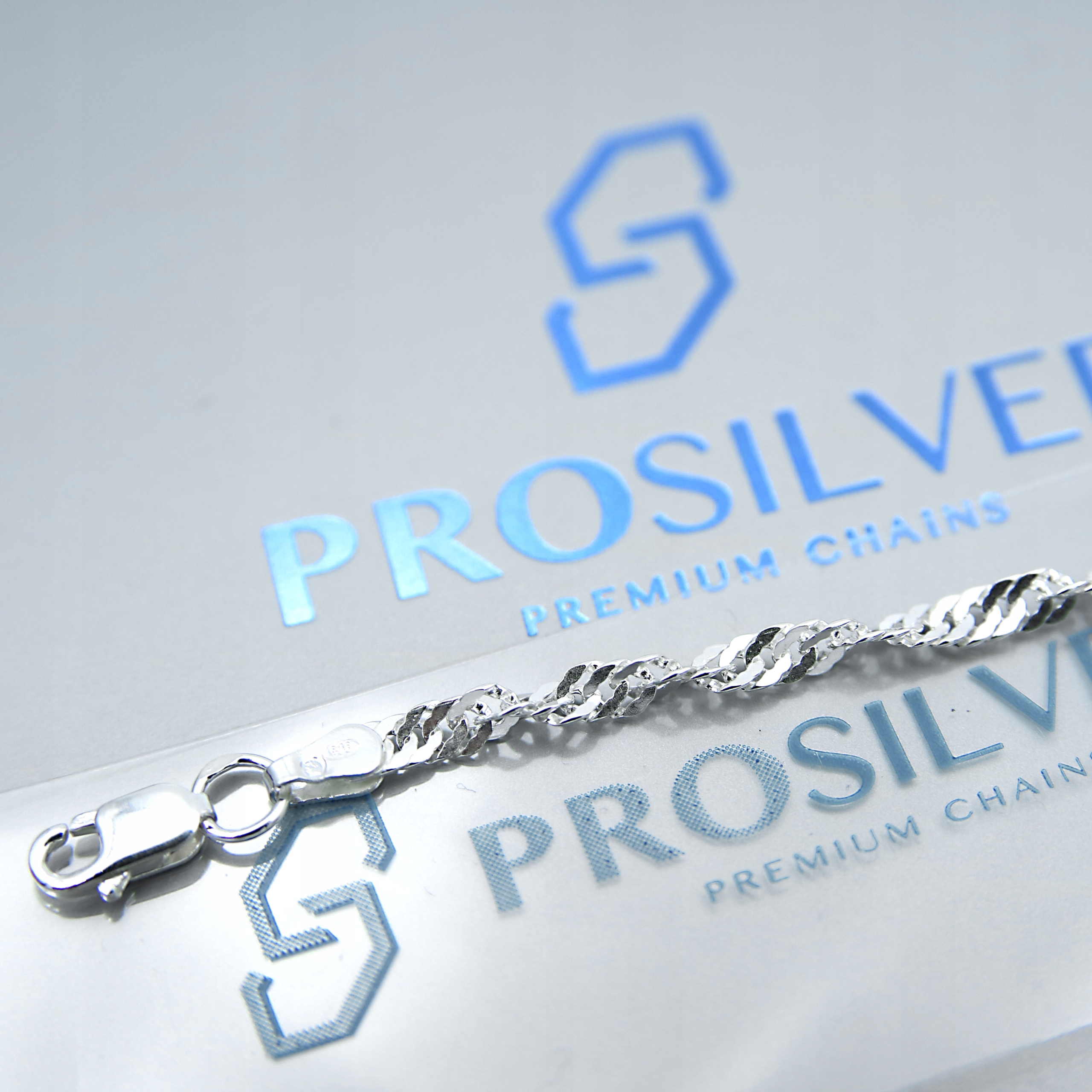 SINGAPUR Łańcuszek Srebrny 925 2,9mm 6,7gr 60cm Cechy nie zawiera niklu