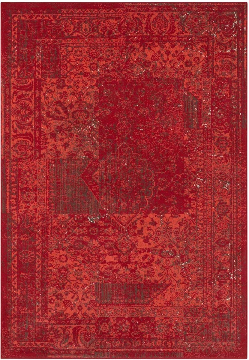 Koberec do obývacího pokoje 160 x 230 cm, klasický červený měkký vlas