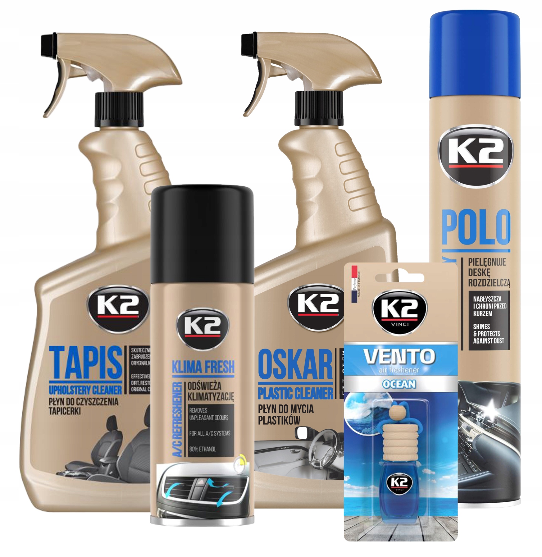 

K2 Zestaw Auto – Środki Do Czyszczenia Wnętrz Aut