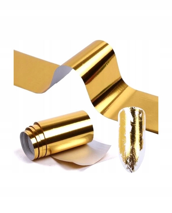 Folia Transferowa Do Zdobienia Paznokci Hybryd Lustrzana