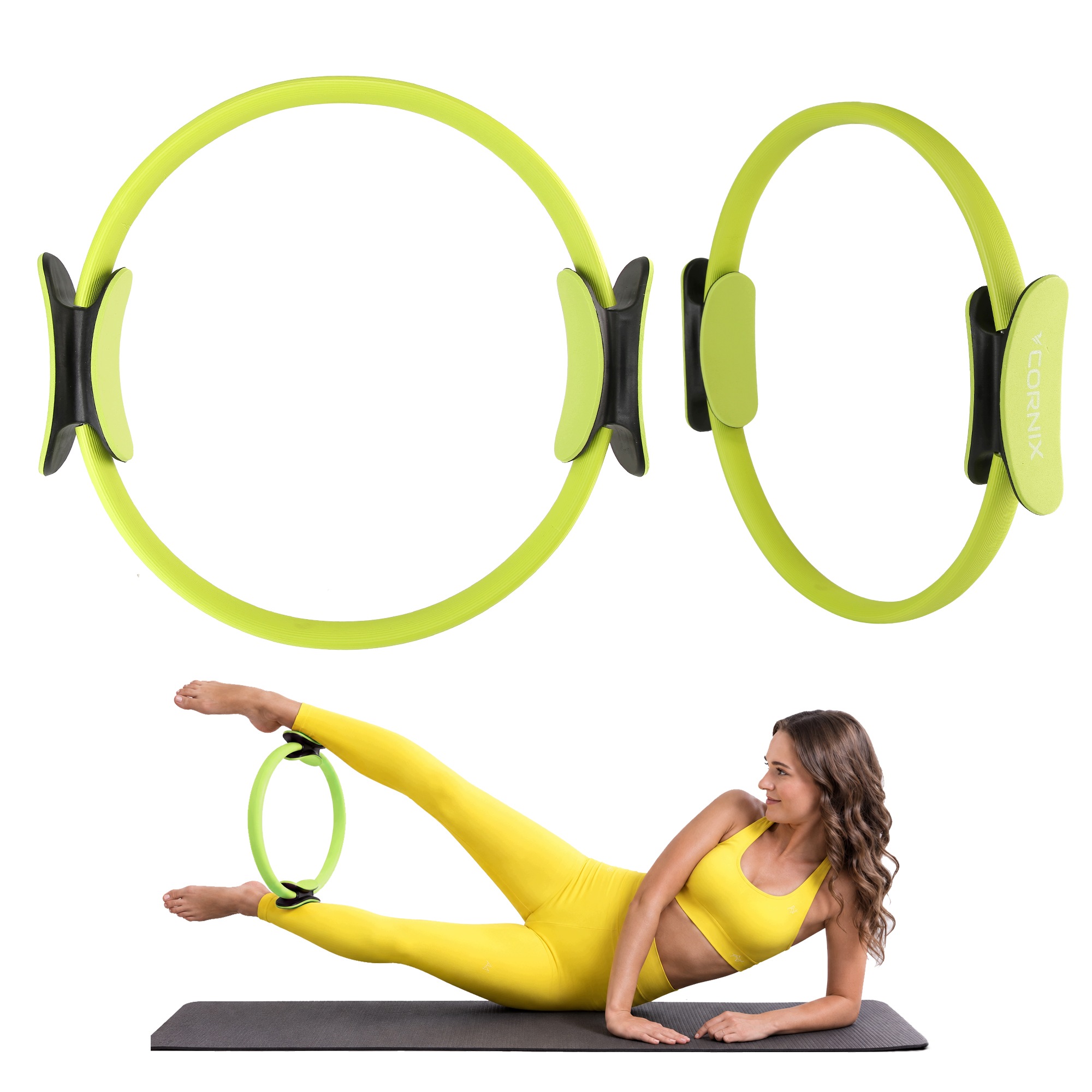 Kółko Do Pilatesu Cornix 30 CM Ring Obręcz Do Ćwiczeń Fitness Jogi Mocne