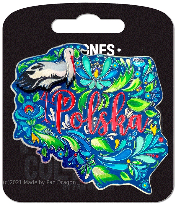 

Magnes I Love Poland Bocian