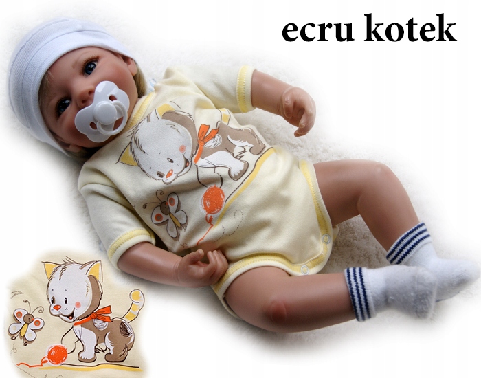 Body pajacyk nadruk 62 krótki rękaw bawełniane