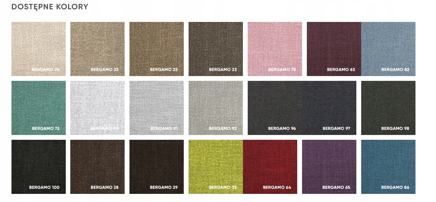 Pufa z oparciem fala 2 Wysokość mebla 78 cm