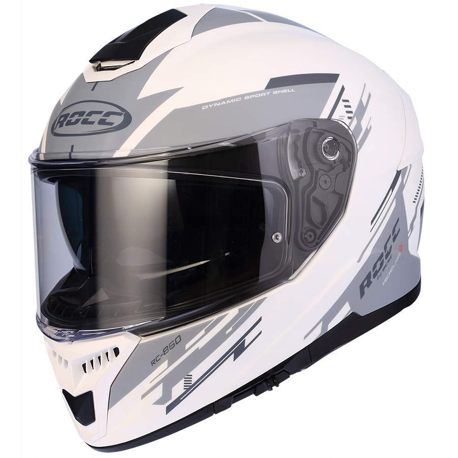Motocyklová prilba Rocc 861 čierno-biela L