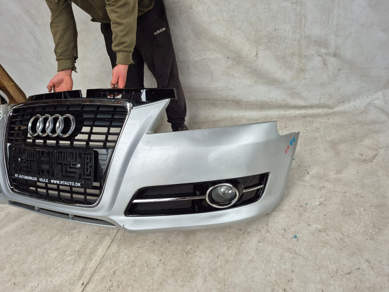 AUDI A3 8P LIFT 08- bumper front front without DZIUR 8P0807437H