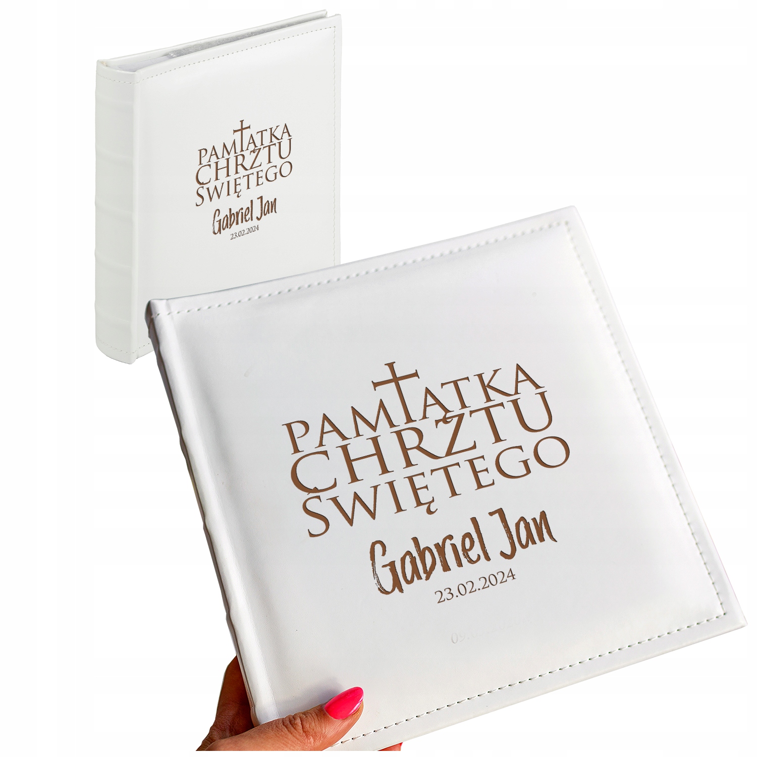 Na Chrzest Album Na Zdjęcia Pamiątka Chrztu Świętego Album Grawer