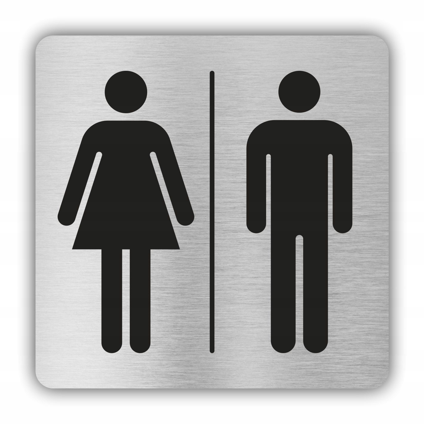 Tabliczka piktogram TOALETA WC 8x8 cm TT2